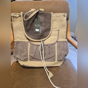 Myra Bag Two-Tone Brown Backpack